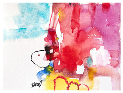 watercolor abstract painting by emily weil
