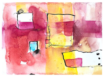 abstract painting by emily weil