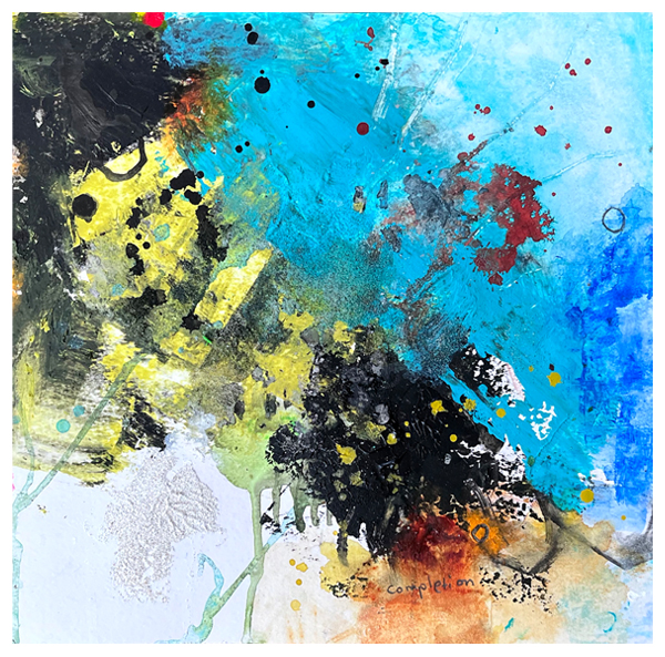 abstract painting by emily weil