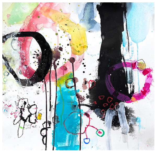 abstract painting by emily weil