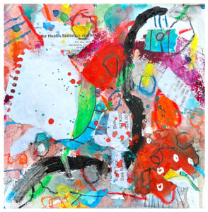 abstract painting by emily weil